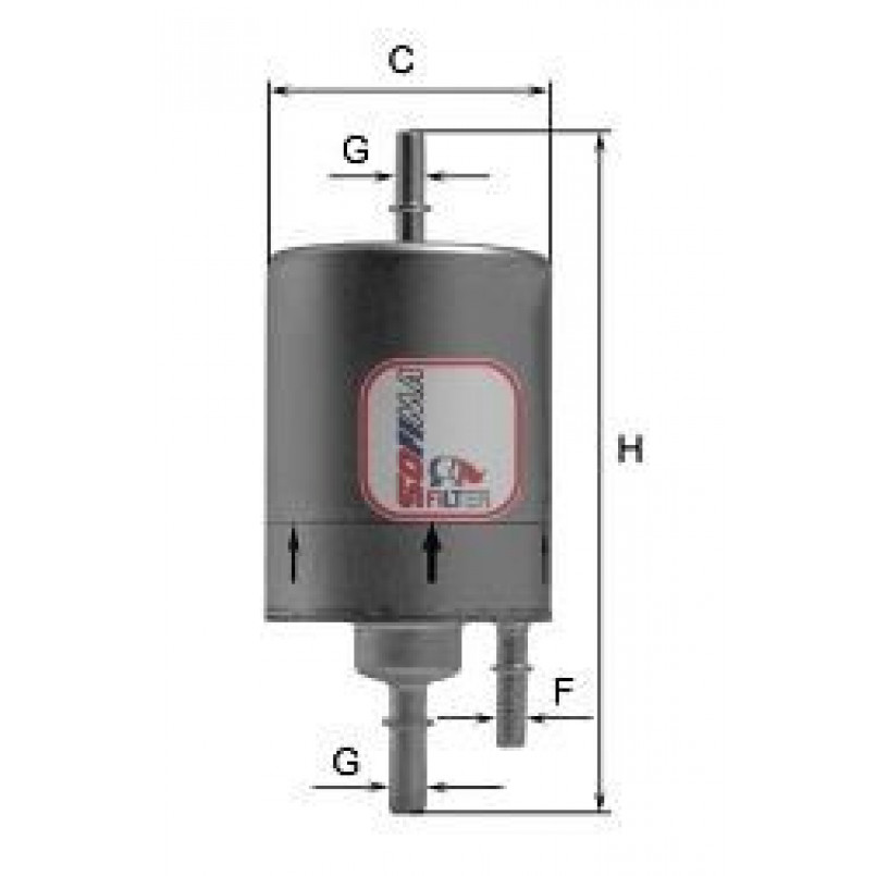 S 1919 B SOFIMA Фільтр палива
